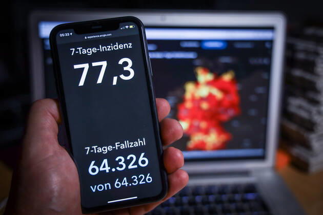 News Bilder des Tages Coronavirus in Deutschland - Covid-19-Dashboard des Robert Koch-Institut 06.02.2021: Robert Koch-Institut: 7-Tage-Inzidenz 77,3. 7-Tage-Fallzahl 64.326