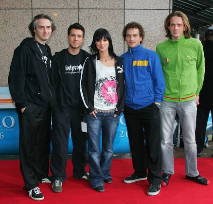 Echo 2006 Copyright: IMAGO. Herrmann 12.03.2006 Thema: Verleihung des Echo 2006 im Estrel Convention Center im Estrel Hotel in Berlin mit den Preistraegern und Gaesten : Christina Stuermer und Band Copyright: xEventpressxHerrmannx