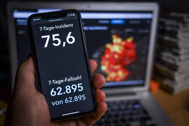 News Bilder des Tages Coronavirus in Deutschland - Covid-19-Dashboard des Robert Koch-Institut 07.02.2021: Robert Koch-Institut: 7-Tage-Inzidenz 75,6. 7-Tage-Fallzahl 62.895
