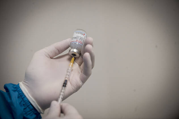 Covid vaccinations begin today in Lazio - 19 for the elderly over 80 in the photo the vaccination center of the Biomedical Campus Editorial Usage Only  Copyright: xSTEFANOxCAROFEIx xIPAx