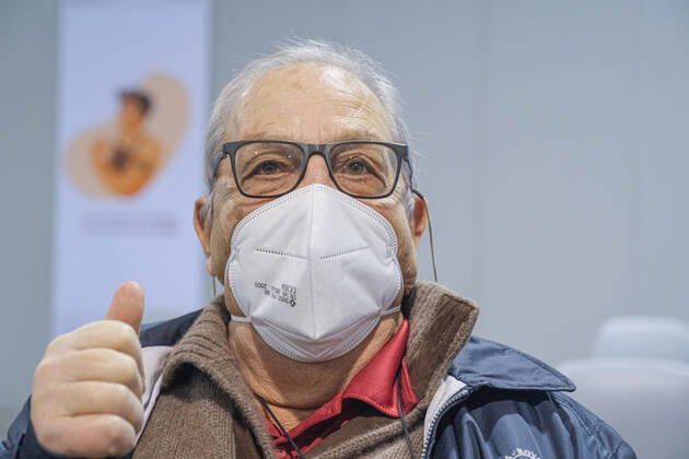 Padua - The pavilion for vaccinations against Covid19 using the Pfizer-BioNTech vaccine was set up at the Padova Fiere facility in via Rismondo. The vaccination campaign for healthcare personnel in the private sector starts today Editorial Usage Only  Copyright: xRobertoxSilvinox xIPAx