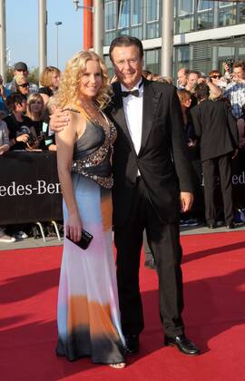 Der Deutsche Fernsehpreis Katja Burkard mit Mann Hans Mahr bei der 11.Verleihung Der Deutsche Fernsehpreis 2009 im Coloneum in Koeln Roter Teppich Deutscher Copyright: IMAGO. Herrmann 26.09.2009