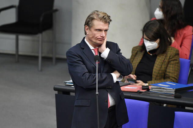 Thomas Bareiß in der 208. Sitzung des Deutschen Bundestages im Reichstagsgebäude. Berlin, 10.02.2021