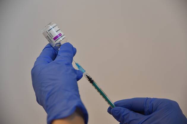 Education workers receive the Astra Zeneca COVID-19 vaccine Education workers receive the Astra Zeneca COVID-19 vaccine on February 12, 2021 in Gdansk, Poland as Poland received 141,000 doses of the AstraZeneca vaccine and 82,000 Moderna vaccines on 11 February. The Moderna vaccine is earmarked for the general population while the AstraZeneca shots are for education workers. EN_01464373_0018 
