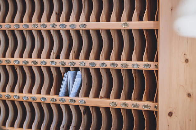 Zell am See THEMENBILD - leeres Schlüsselboard in einem Hotel während des Corona Lockdown, aufgenommen am 13. Februar 2021 in Zell am See, Oesterreich empty key board in a hotel during the Corona Lockdown, in Zell am See, Austria on 2021 02 13.