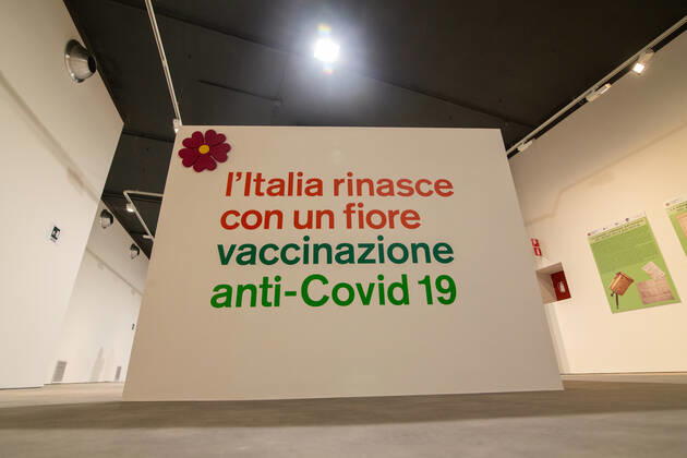 Italy: New area for anti-Covid vaccination in Rome View of the interior of the new area dedicated to vaccinations in the Ennio Morricone Auditorium in Rome Rome Italy Copyright: MatteoxNardone