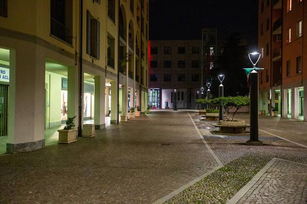 Milan, at 18.00 today, the lockdown in the municipality of Bollate, declared a red zone due to an outbreak of the English variant of Covid Editorial Usage Only  Copyright: xMassimoxAlbericox xIPAx