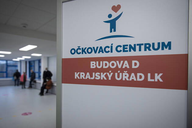 The large-capacity vaccination center against COVID-19 start operation on February 22, 2021, in Liberec, Czech Republic. In the Czech Republic continues vaccination of seniors against coronavirus. (CTKxPhoto RadekxPetrasek) CTKPhotoP202102220346101 PER 9