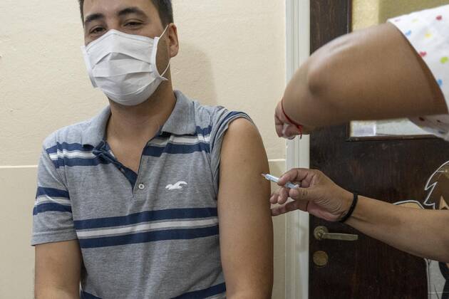 February 22, 2021, Firmat, Santa Fe, Argentina: Illustrative images of single dose vials of the Russian Sputnik V vaccine against COVID-19 after being applied on healthcare workers as Argentina continues its vaccination campaign. Firmat Argentina - ZUMAm105 20210222_zaf_m105_006 Copyright: xPatricioxMurphyx