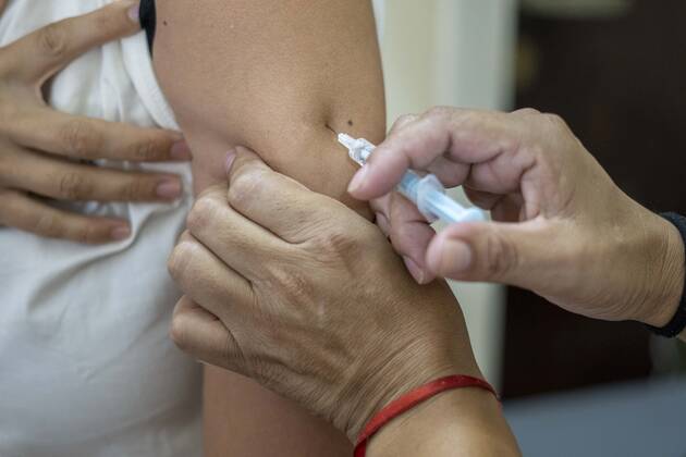 February 22, 2021, Firmat, Santa Fe, Argentina: Illustrative images of single dose vials of the Russian Sputnik V vaccine against COVID-19 after being applied on healthcare workers as Argentina continues its vaccination campaign. Firmat Argentina - ZUMAm105 20210222_zaf_m105_008 Copyright: xPatricioxMurphyx