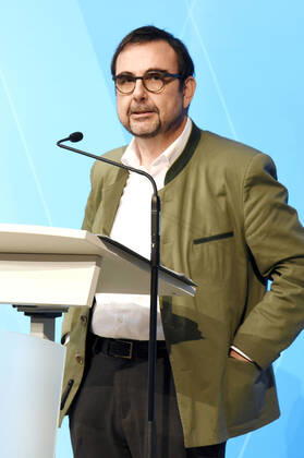 Klaus Holetschek bei der Pressekonferenz zu den aktuellen Beratungen zur Corona-Pandemie im Prinz-Carl-Palais. München, 23.02.2021