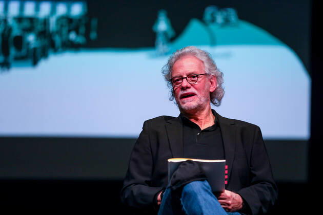 DEU, Deutschland, Nordrhein-Westfalen, Münster, 23.02.2021: Theater Münster, Pressetermin, Vorstellung des Spielplans für die kommenden Saison 2021 22. Ulrich Peters, Generalintendant