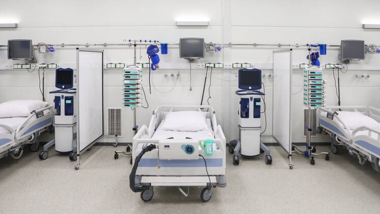 Launch of a modular hospital for patients with Covid-19 at the Military Institute of Medicine in Warsaw Launch of a modular hospital for patients with Covid-19 at the Military Institute of Medicine on February 23, 2021 in Warsaw, Poland. EN_01465651_0008