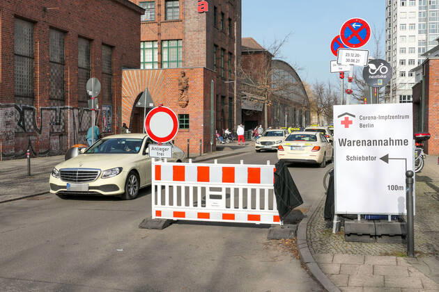 24.02.2021,Berlin,Deutschland,GER,Impfzentrum Arena.