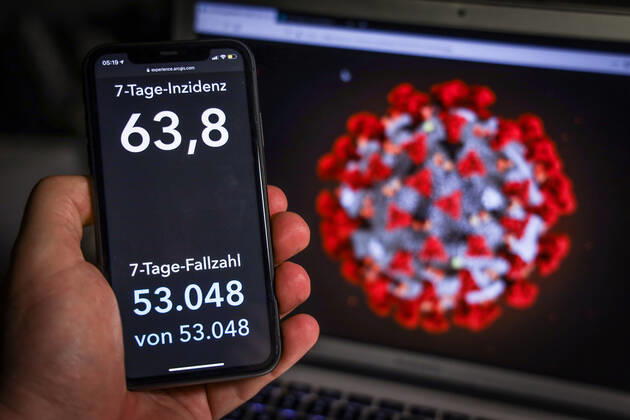 Coronavirus in Deutschland - Covid-19-Dashboard des Robert Koch-Institut 27.02.2021: Robert Koch-Institut: 7-Tage-Inzidenz 63,8. 7-Tage-Fallzahl 53.048.
