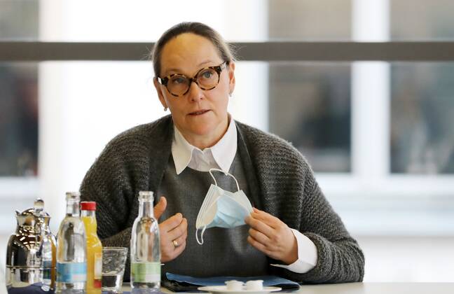 PK IHK Erfurt 01.03.2021 , Erfurt, IHK Erfurt, Pressekonferenz, Branchenvertreter diskutieren Öffnungsperspektiven für sicheren Neustart im Bild: Vertreterin der Veranstaltungsbranche Constanze Kreuser (Geschäftsführerin RAM Regio Ausstellungs GmbH)