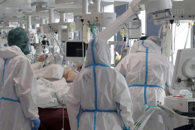 Modena. Intensive Care Unit for Covid Patients of the Polyclinic Editorial Usage Only  Copyright: xROBERTOxBRANCOLINIx xIPAx