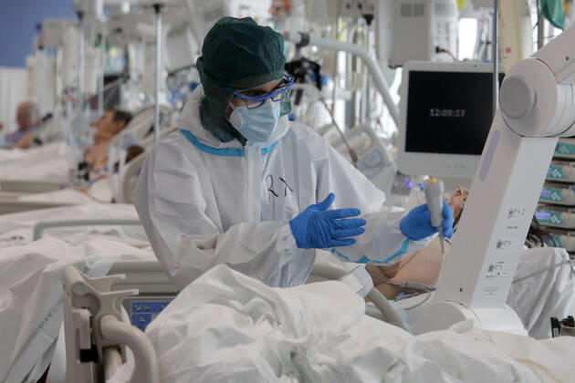Modena. Intensive Care Unit for Covid Patients of the Polyclinic Editorial Usage Only  Copyright: xROBERTOxBRANCOLINIx xIPAx