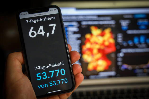 Coronavirus in Deutschland - Covid-19-Dashboard des Robert Koch-Institut 04.03.2021: Robert Koch-Institut: 7-Tage-Inzidenz 64,7. 7-Tage-Fallzahl 53.770.