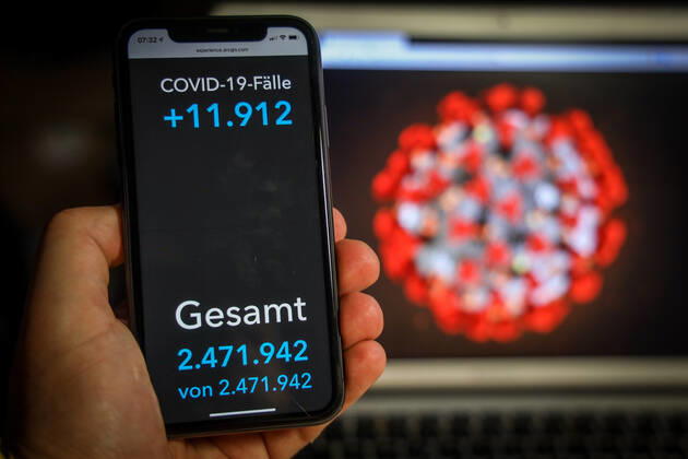 Coronavirus in Deutschland - Covid-19-Dashboard des Robert Koch-Institut 04.03.2021: Robert Koch-Institut: COVID-19-Fälle 2.471.942. Zugang um 11.912 gegenüber dem Vortag.