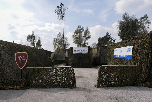 Italy: Vaccine, Italian army Italian army in the fight against the Covid-19 pandemic. The latest news concerns the inauguration of the Defence Vaccination Centre at the Ferrari Orsi Barracks in Caserta, home of the Garibaldi Brigade of Bersaglieri, which is the largest vaccination centre in Campania. It was set up by the Caserta local health authority in collaboration with soldiers from the Armed Forces. ABPH5051 Copyright: xAntonioxBalascox