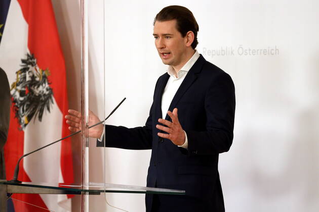 Sebastian Kurz PK zur Impfstoffproduktion Wien, BKA, 05. 03. 2021 Sebastian KURZ