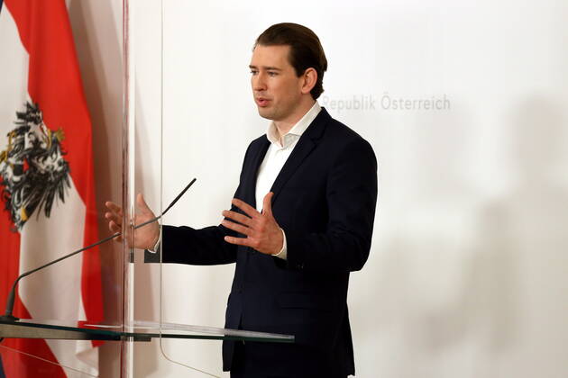 Sebastian Kurz PK zur Impfstoffproduktion Wien, BKA, 05. 03. 2021 Sebastian KURZ