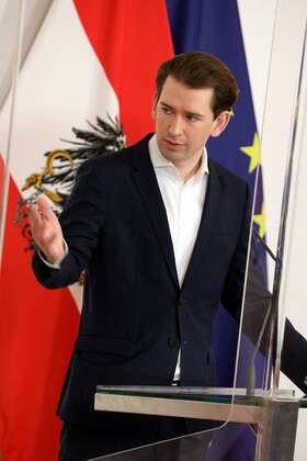Sebastian Kurz PK zur Impfstoffproduktion Wien, BKA, 05. 03. 2021 Sebastian KURZ
