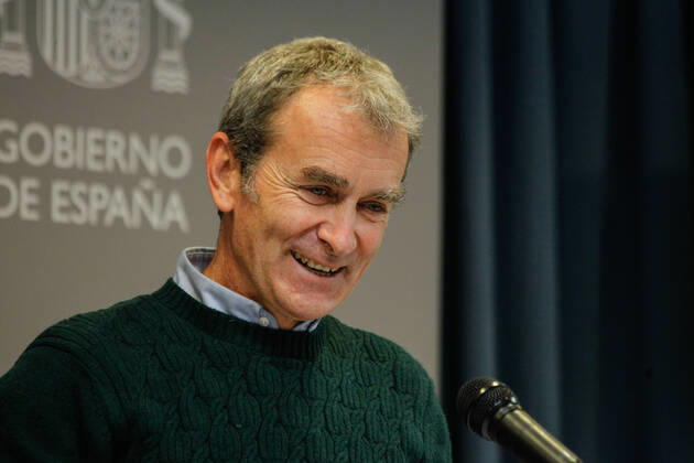 The director of the Center for Coordination of Alerts and Health Emergencies (CCAES), Fernando Simon, gives a conference on the monitoring of the pandemic by COVID-19, at the Ministry of Health, in Madrid (Spain), on March 8, 2021. The appearance takes place during the International Women s Day, marked this year by the prohibition of the claims in Madrid and absence of large mobilizations in the rest of Spain, as in previous years, which have been replaced by concentrations in the street with capacity restrictions or security protocols against the coronavirus. 08 MARCH 2021;FERNANDO SIMON;COVID-19;PANDEMIC;EPIDEMIC;DISEASE;VIRUS;CORONAVIRUS LagenciaEP PRESS O.BARROSO.POOL 03 08 2021 MADRID MADRID Spain Copyright: xLagenciaEPxPRESS O.BARROSO.POOLx 3597734