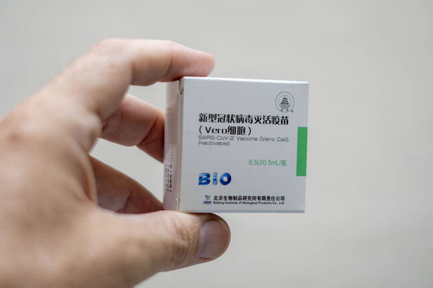 March 9, 2021, Firmat, Santa Fe, Argentina: Illustrative image of the Chineses Sinopharm vaccine against COVID-19. Firmat Argentina - ZUMAm105 20210309_zaf_m105_019 Copyright: xPatricioxMurphyx