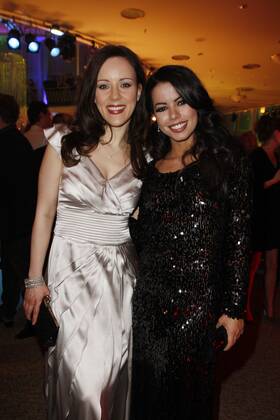 Jasmin Wagner und Fernanda Brandao beim Echo 2011 - dem Deutschen Musikpreis bei der Party in der Messe Berlin am Funkturm. Es ist der 20. Echo. 20 Jahre Echo. Copyright: xEventpress Radkex
