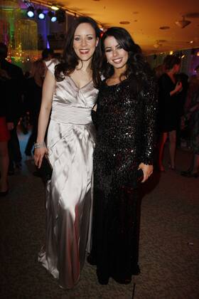Jasmin Wagner und Fernanda Brandao beim Echo 2011 - dem Deutschen Musikpreis bei der Party in der Messe Berlin am Funkturm. Es ist der 20. Echo. 20 Jahre Echo. Copyright: xEventpress Radkex
