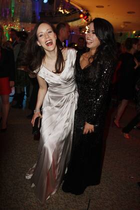 Jasmin Wagner und Fernanda Brandao beim Echo 2011 - dem Deutschen Musikpreis bei der Party in der Messe Berlin am Funkturm. Es ist der 20. Echo. 20 Jahre Echo. Copyright: xEventpress Radkex