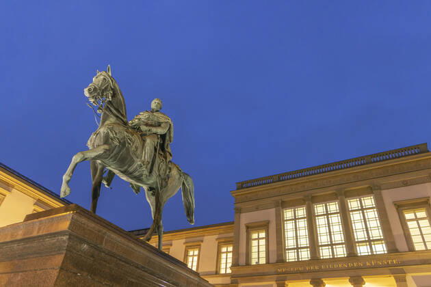Alte Staatsgalerie Stuttgart. Geschlossen wegen der Corona-Pandemie. 09.03.2021: Deutschland, Baden-Württemberg, Stuttgart.