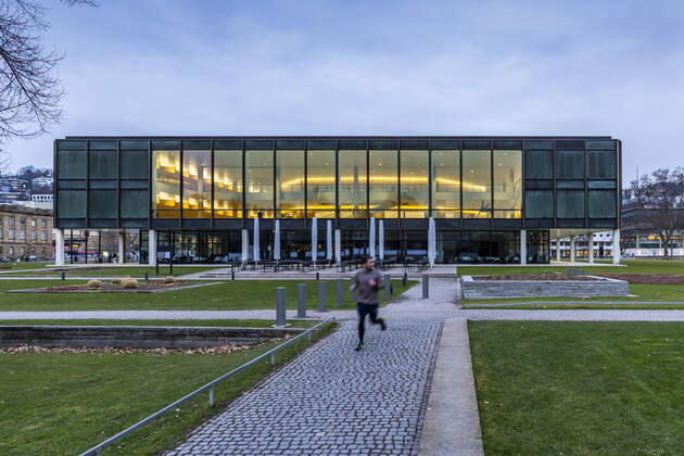 Landtagsgebäude Baden-Württenberg. 09.03.2021: Deutschland, Baden-Württemberg, Stuttgart.