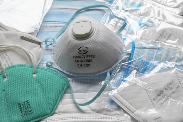 GERMANY, corona virus GERMANY, Hamburg, corona pandemic, medical and FF P 2 masks