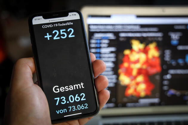 Coronavirus in Deutschland - Covid-19-Dashboard des Robert Koch-Institut 12.03.2021: Robert Koch-Institut: COVID-19-Todesfälle 73.062. Zugang um 252 gegenüber dem Vortag.