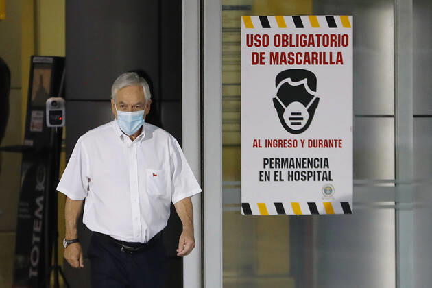 Santiago, March 12, 2021 The President of the Republic, Sebastian Pinera, receives second dose of vaccine against Covid 19 Dragomir Yankovic Aton Chile, Santiago Chile Aton Chile Aton 494361  Copyright: DRAGOMIRxYANKOVIC ATONxCHILE