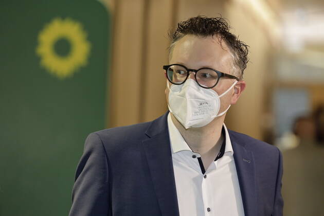 LTWBW21. Landtagswahl Baden-Württemberg. Andreas SCHWARZ (MdL, Fraktionsvorsitzender). Deutschland, Baden-Württemberg, Stuttgart, 14.03.2021.