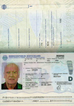 Reisepass der Bundesrepublik Deutschland