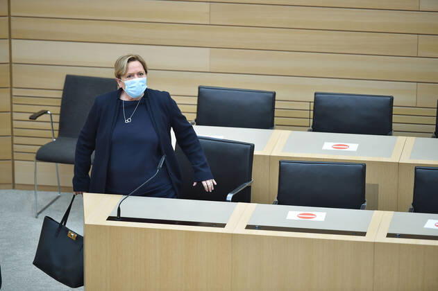 Landtagswahlen 2021 Baden Württemberg Wahlveranstaltung im Landtag von Baden-Württemberg in der Landeshauptstadt Stuttgart. LPK im Plenarsaal. Stuttgart Landtag von Baden-Württemberg Baden-Württemberg Germany Copyright: xLeifxPiechowskix