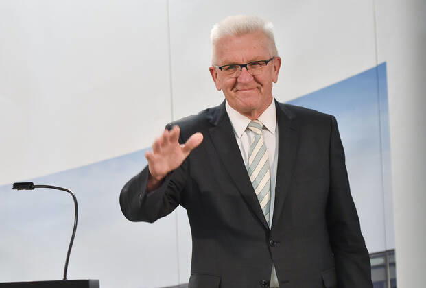 Landtagswahlen 2021 Baden Württemberg Wahlveranstaltung im Landtag von Baden-Württemberg in der Landeshauptstadt Stuttgart. LPK im Plenarsaal. Stuttgart Landtag von Baden-Württemberg Baden-Württemberg Germany Copyright: xLeifxPiechowskix