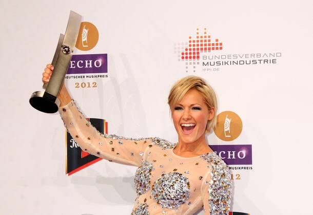 Preistragerin Helene Fischer beim Echo 2012 dem Deutschen Musikpreis Preistraeger vor der Verleihung in der Messe Berlin. Copyright: xEventpressxHerrmannx