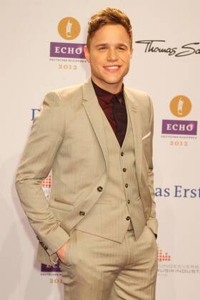 Olly Murs beim Echo 2012 dem Deutschen Musikpreis auf dem Roten Teppich vor der Verleihung in der Messe Berlin. Copyright: xEventpressxHerrmannx
