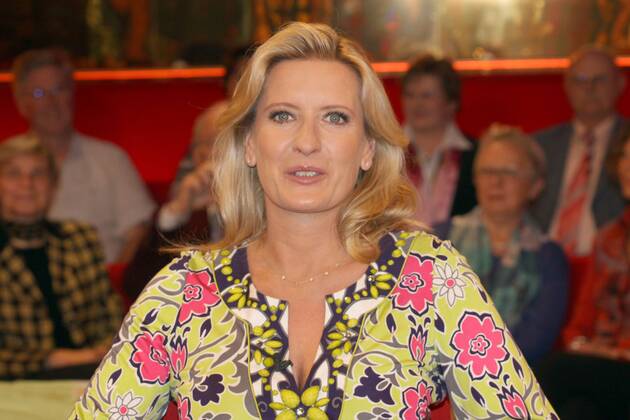 Claudia Kleinert (Moderatorin Wetter im Ersten ), Aufzeichnung der Talkshow Tietjen und Hirschhausen auf dem Messegelaende Hannover, HAnnover, 15.06.2012 Copyright: xEventpressxMPx