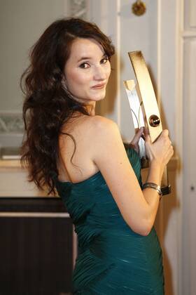 Anna Prohaska Preistraeger bei der Verleihung des ECHO Klassik 2012 im Konzerthaus Berlin auf dem Gendarmenmarkt im Herzen Berlins. Copyright: xEventpressxHerrRax