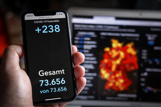 Coronavirus in Deutschland - Covid-19-Dashboard des Robert Koch-Institut 16.03.2021: Robert Koch-Institut: COVID-19-Todesfälle 73.656. Zugang um 238 gegenüber dem Vortag.