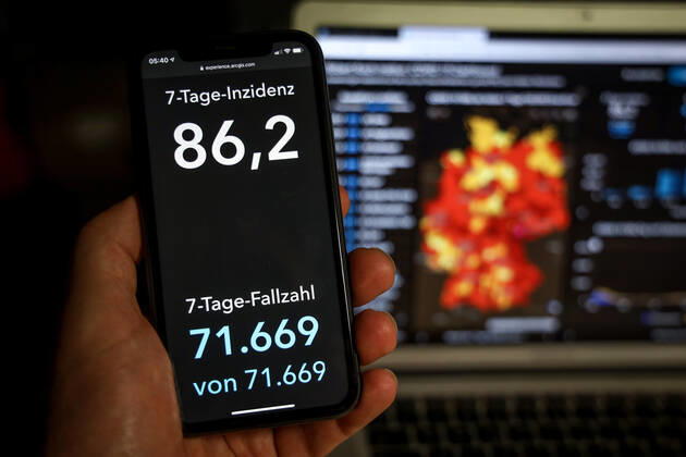Coronavirus in Deutschland - Covid-19-Dashboard des Robert Koch-Institut 17.03.2021: Robert Koch-Institut: 7-Tage-Inzidenz 86,2. 7-Tage-Fallzahl 71.669.