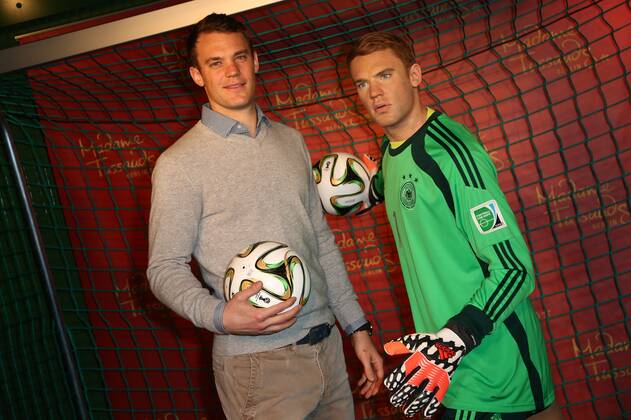 Einweihung der Manuel Neuer Wachsfigur durch Manuel Neuer im Madame Tussauds Berlin. Copyright: xEventpressxRadkex