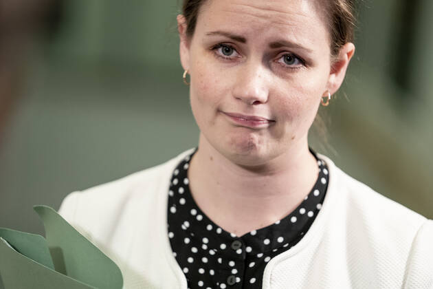 Coronavirus in Dänemark, Minister beraten über Lockerungen der Corona-Maßnahmen ankommer til moede i Statsministeriet om en yderligere genaabning af landet, paa Christiansborg torsdag den 18. marts 2021.. , Copenhagen Denmark Copyright: RitzauxScanpix MadsxClausxRasmussenx cop103 spdk20210318-180940-L